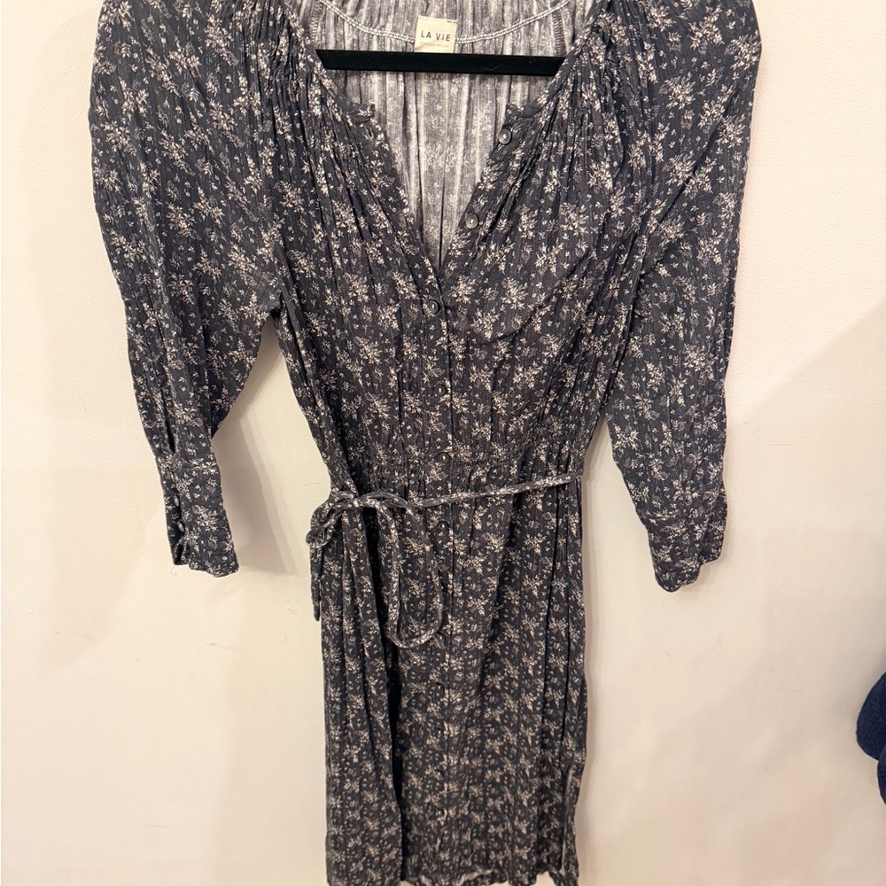 Floral Navy Dress